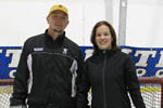 Marty Yewchuk and Cassie Campbell